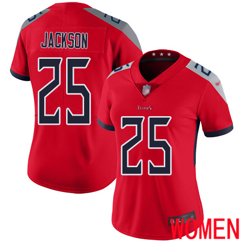 Tennessee Titans Limited Red Women Adoree  Jackson Jersey NFL Football #25 Inverted Legend->youth nfl jersey->Youth Jersey